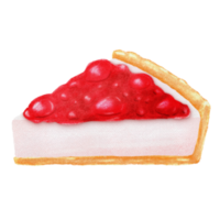 Strawberry cheesecake sweet dessert crayon art png