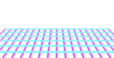 Abstract grid line neon retro style 80s-90s png