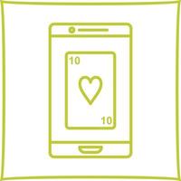 Phone Gambling Vector Icon