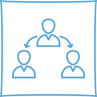 Unique Connected Users Vector Icon