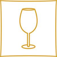 icono de vector de copa de vino