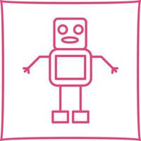 Unique Robot Vector Icon