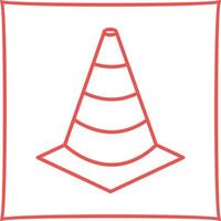 Unique Cone Vector Icon