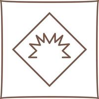 Danger of Welding Flash Vector Icon