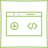 Unique Clean Code Vector Icon