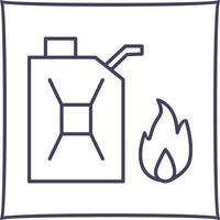 Unique Fuel to Fire Vector Icon
