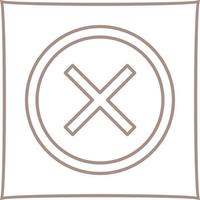 Do Not Cross Vector Icon