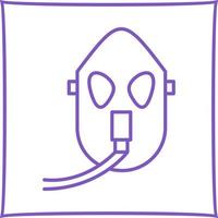 Unique Oxygen Mask Vector Icon