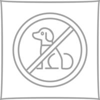 No Pets Vector Icon