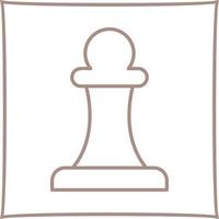 Unique Pawn Vector Icon