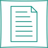 Unique Document Vector Icon