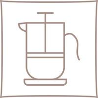 French Press Vector Icon