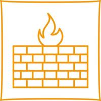 Firewall Vector Icon