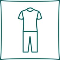 icono de vector de traje de pijama