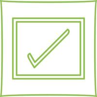 Checkbox Vector Icon