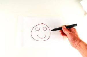 Smile drawing sketch photo
