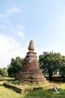 Ancient temple in Thailand photo