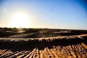 Desert landscape scenery photo