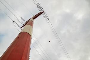 High voltage power line photo