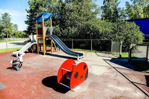 Playground with slide photo