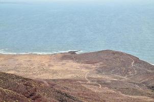 Coastal ocean view photo