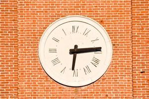 Large white clock photo