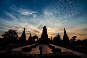 Ancient temple in Thailand photo