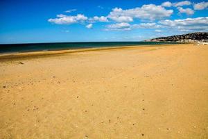 Abandoned sandy beach photo