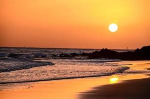 Scenic beach view photo