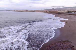 Coastal ocean view photo