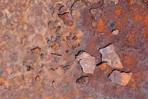 Rusty metal close-up photo