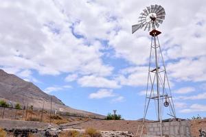 View with traditional windmill photo