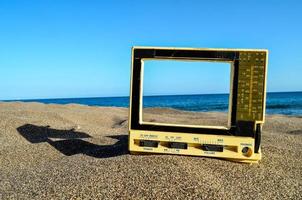 Television in the sand photo