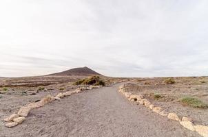 Path through the scenic landscape photo