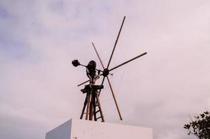 Old wind propeller photo