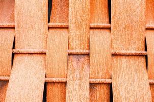 Weaved wood pattern photo