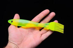 Yellow fishing lure photo