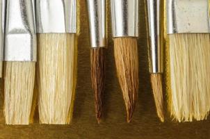 Set of paintbrushes photo