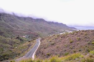 paisaje rocoso en las islas canarias foto