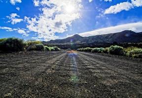 Path through the scenic landscape photo