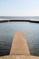 Dock over water photo