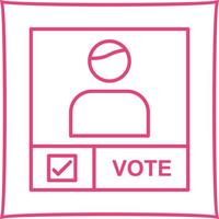 Candidate Banner Vector Icon