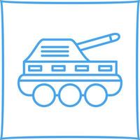 icono de vector de tanque de infantería