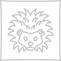 Hedgehog Vector Icon