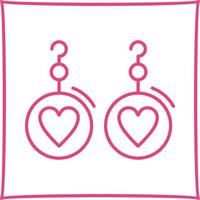 Earrings Vector Icon