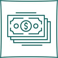 icono de vector de dinero