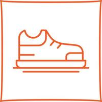 icono de vector de zapatos