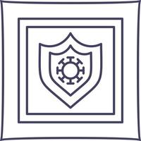 icono de vector de escudo