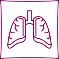 Lungs Vector Icon