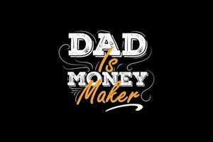 fathers day tshirt vector